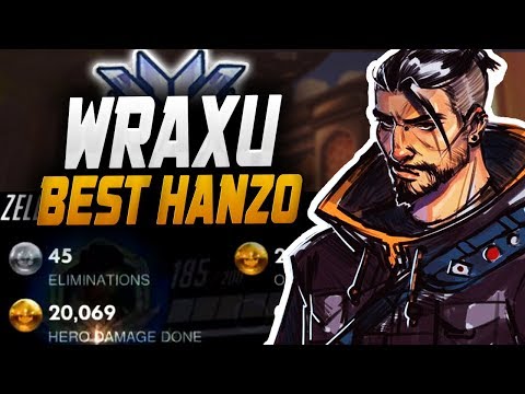 WRAXU IS BACK! #1 HANZO DOMINATING SEASON 17! [ OVERWATCH SEASON 16 TOP 500 ]