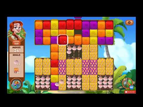 Lost Island Blast Adventure Level 839 NO BOOSTERS - A S GAMING