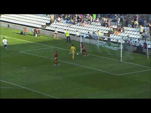 (1-0) - Gol  de Mamadou KONE (Racing) - Racing de Santander vs Recreativo de Huelva - 2014-2015.
