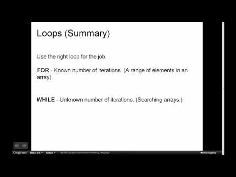 Open University MT264 (Designing Applications with Visual Basic) - Loops and String