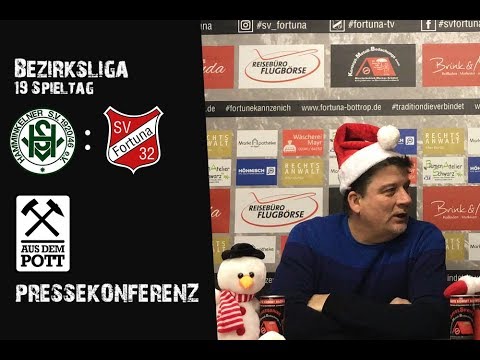 Pressekonferenz vor dem Spiel gegen den Hamminkelner SV | Hamminkelner SV - SV Fortuna Bottrop