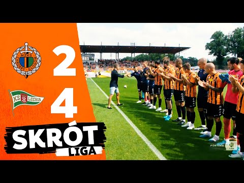 Fortuna 1 Liga: Chrobry Głogów - Lechia Gdańsk 2:4 | skrót