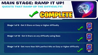 How to EASILY Complete Main Stage Ramp It Up! Quests Fortnite locations Quest!