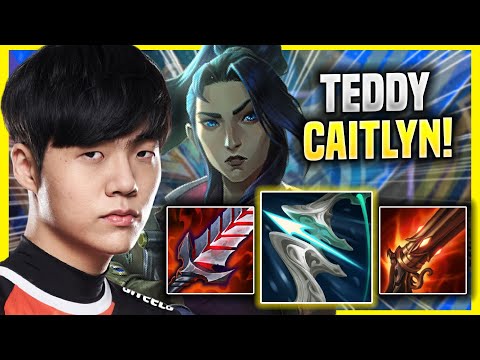 TEDDY IS SO CLEAN WITH CAITLYN! - KDF Teddy Plays Caitlyn ADC vs Jhin! | Season 2022