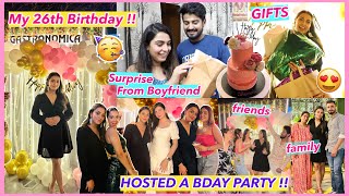 My 26th BIRTHDAY VLOG! 🥳 Hosting A Party, Surprises & Gifts !! 🎉 🎁 | Shivani Taneja