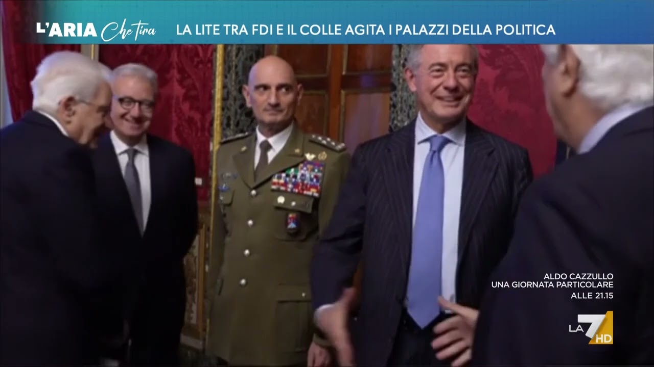 La lite tra Fratelli d'Italia e il Colle agita i palazzi della politica