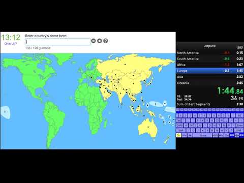 JetPunk All Countries World Record - 2:41.18