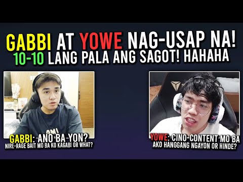 "GANTO MANUYO NG ISANG TROPANG LULONG!"🤣 - GABBI AT YOWE NAG-USAP SA DISCORD!🤣