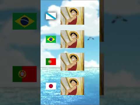 Luffy's introduction in our language dubs #shorts