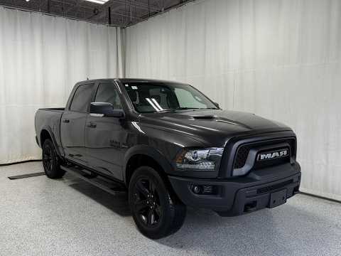 2022 Ram 1500 Classic Warlock 4x4 Crew Cab 5'7" Box in Gray for sale at Park Mazda in Sherwood Park, AB