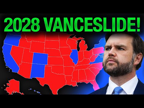 My SHOCKING 2028 Election Map Prediction (Vance vs Newsom)