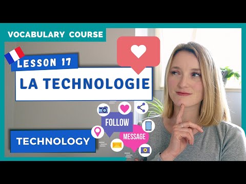 French Vocabulary - La Technologie - Technology | Lesson 17