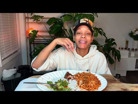 What I’m Finally Ready To Talk About… Over This Plate 👀✨| Spaghetti & Fried Fish Mukbang