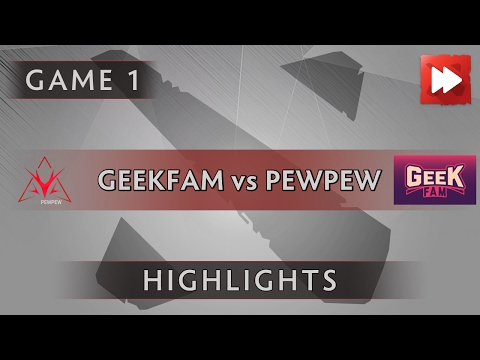 Geek Fam vs Team PewPew [Game 1] ProDotA Cup Series by Azubu.tv - Dota Highlights