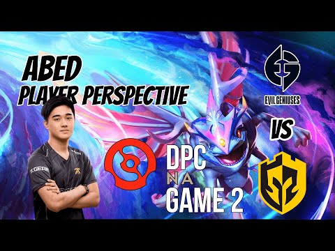Abed [Puck] PLAYER PERSPECTIVE - EVIL GENIUSES VS Black N Yellow | DPC NA | GAME 2