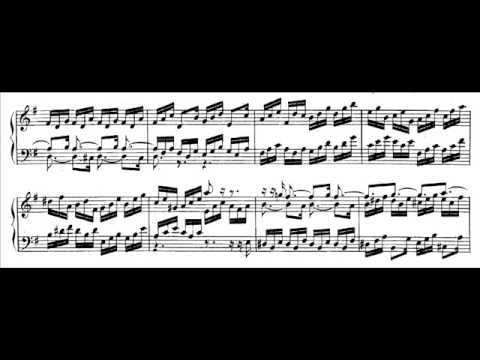 Hamelin plays Bach - Gigue from French Suite No. 5 Audio + Sheet music