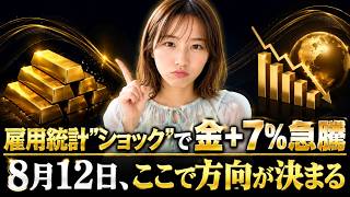 【金投資】雇用統計ショックでゴールド+7%急騰！でも私が今すぐ買わない理由