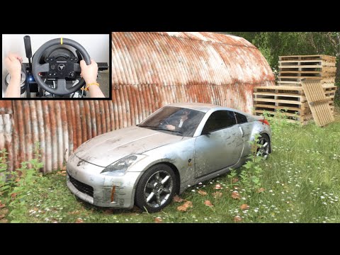 Forza Horizon 4 Rebuilding a Nissan 350Z (Steering Wheel + Shifter) Gameplay