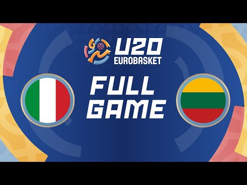 FINAL | Italy v Lithuania | Full Basketball Game | FIBA U20 EuroBasket 2025