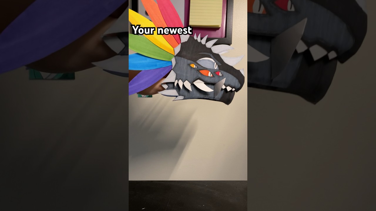 Dragon Duet! #dragonpuppet #art #puppet #dragonartist #paperpuppet #fypシ #fyp #duet