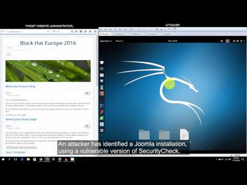 Joomla - From XSS to RCE 2.5 - Black Hat Europe Arsenal 2016