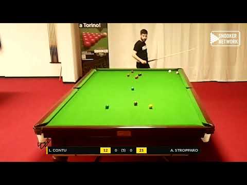TORINO SNOOKER CLUB - REG. FIBIS PIEMONTE CAT. B 2018/19 - L. CONTU vs A. STROPPARO