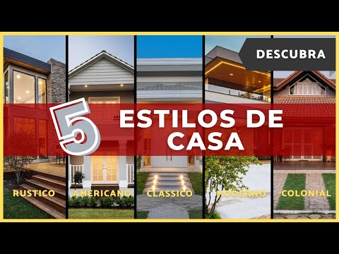 5 ESTILOS de CASAS que você PRECISA Conhecer | FACHADAS de Casas