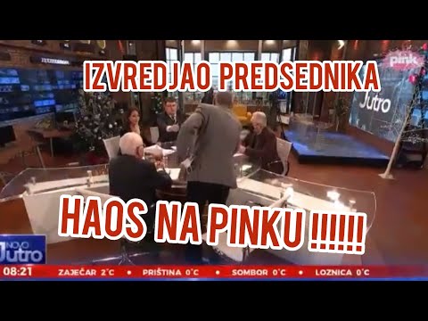 HAOS NA PINKU !!!!!! IZVREDJAO PREDSEDNIKA PA NAPUSTIO STUDIO