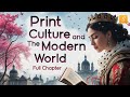 Print Culture And The Modern World Class 10 Full Chapter Class 10 History Chapter 5 Sunlike Study