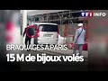 Braquage d'une bijouterie à Paris : les images des suspects en fuite