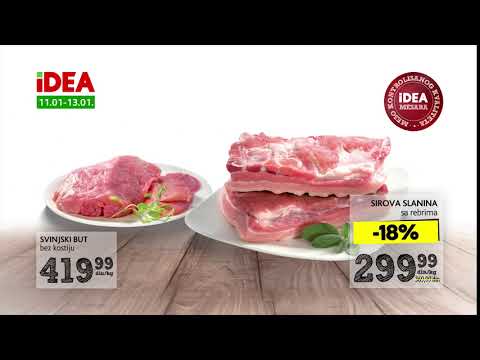 IDEA I Vikend akcija 11.01 - 13.01.2019.