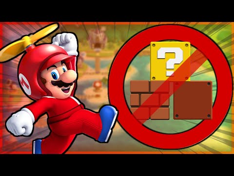 I tried beating New Super Mario Bros. Wii WITHOUT TOUCHING A BLOCK!