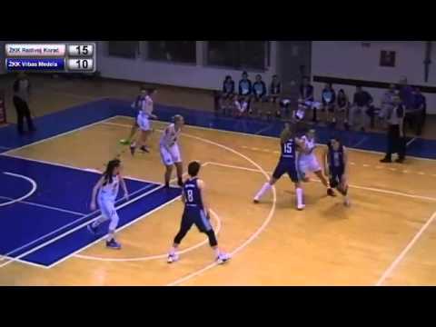 13.12.2014. ZKK Radivoj Korac - ZKK Vrbas Medela - 1. poluvreme