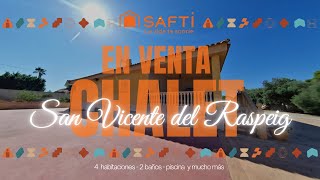 Magnífico chalet independiente en Cañada del Fenollar - San Vicente del Raspeig