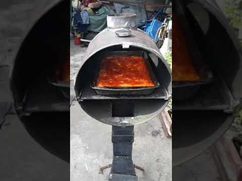 Pizza casera en horno Rocket. Homemade pizza in Rocket oven.