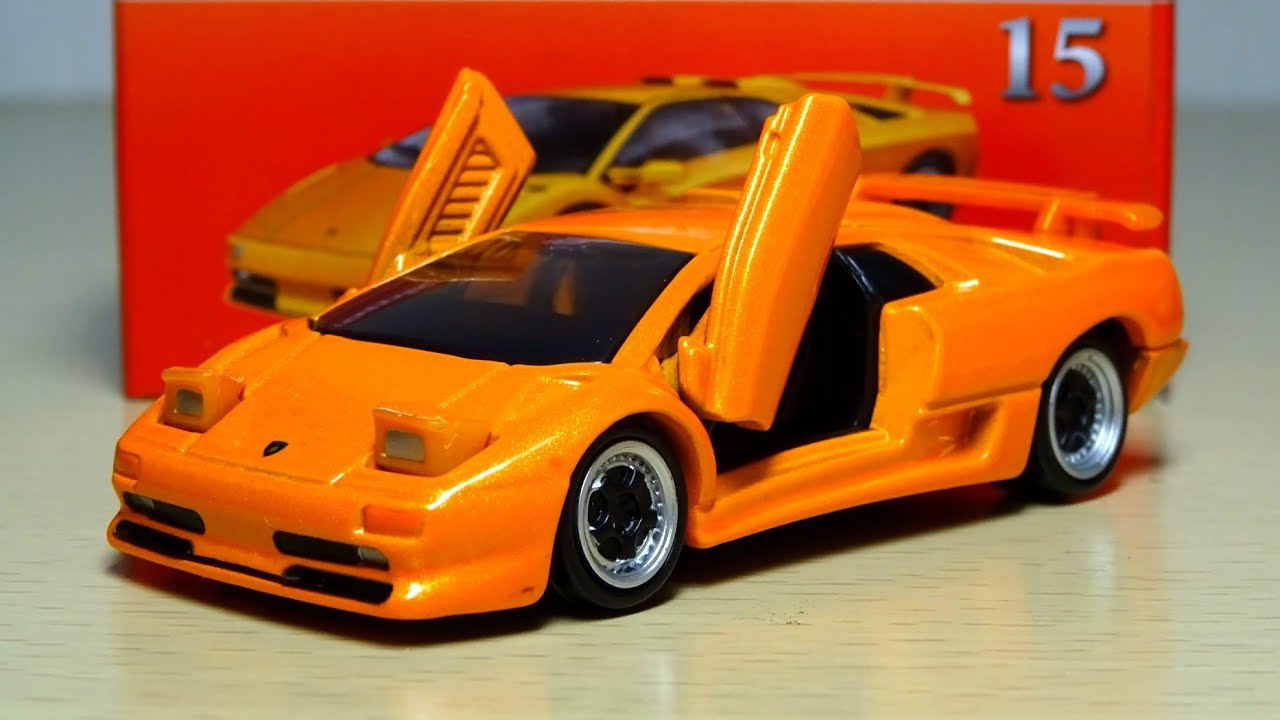 トミカプレミアム ランボルギーニ ディアブロ SV（トミカプレミアム発売記念仕様）開封 Tomica Lamborghini Diablo SV Unboxing ASMR Sounds