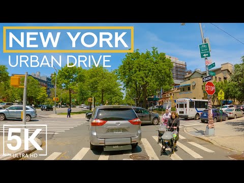 Exploring New York City from a Car Window - Arverne to Brooklyn and Back - 5K City Drive Video