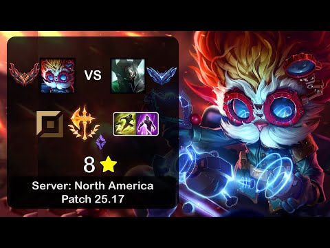 Heimerdinger Top vs Mordekaiser - NA GrandMaster - Patch 25.17