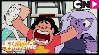 Steven Universe | Amethyst and Pearl Won&#39;t Stop Arguing | Giant Woman | Cartoon Network