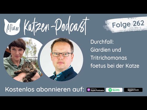 #262 Durchfall: Giardien und Tritrichomonas foetus bei der Katze | Miau Katzen-Podcast |