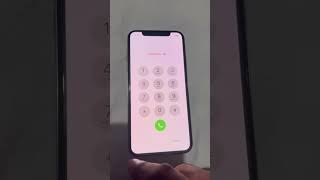 Unlock iPhone XS ,Xr , X passcode #shorts #short