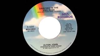 Elton John Dancing In The End Zone 7&quot; single