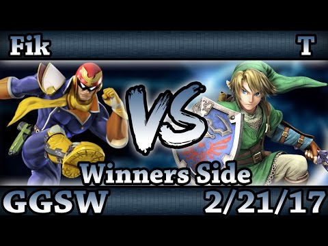 GGSW 21 - Fik (C.Falcon) Vs. T (Link) Smash Wii U Winners Side - Smash 4