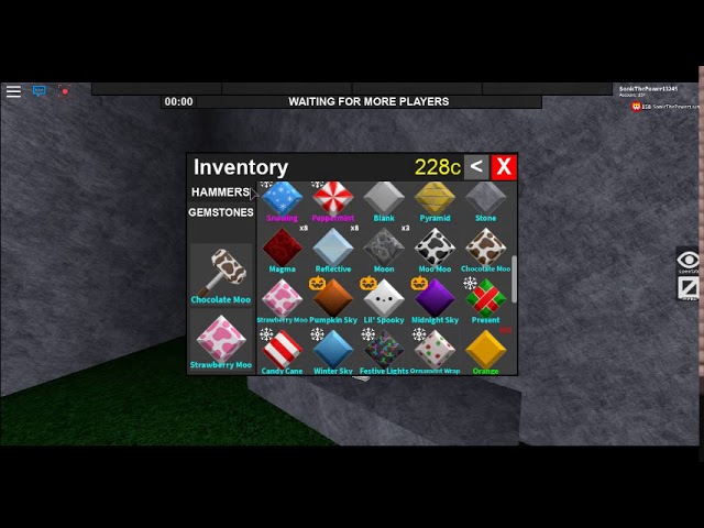 How To Get Free Hammers In Flee The Facility - roblox inventory blank