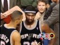 2004 NBA Rockets v Spurs - Tracy McGrady scores 13pts in 33secs to win the game.