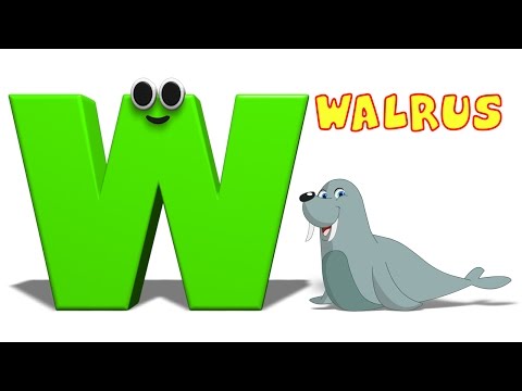Phonics Letter- W song | Educational Videos For Children | Cartoon Videos For Toddlers by Kids Tv