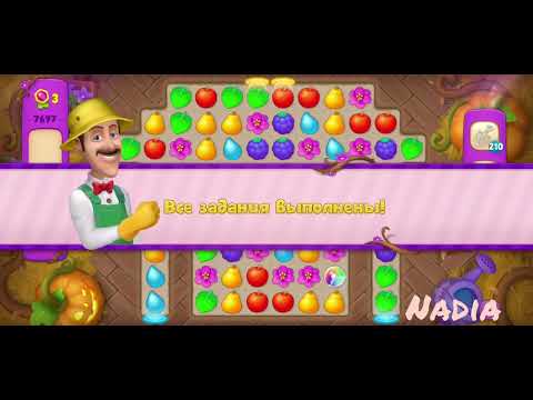 Gardenscapes Level 7697, 7698🥀. No Boosters used