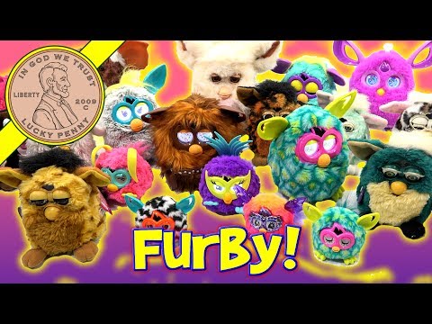 Furby Collection Bin Day! - Over 40 Tiger & Hasbro Furby - 1998, 2005 & 2012!