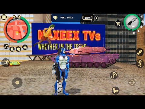 Rope Hero: Vice Town (Pink Tank Jump in The Tower) – Games Kon – HD Android Gameplay