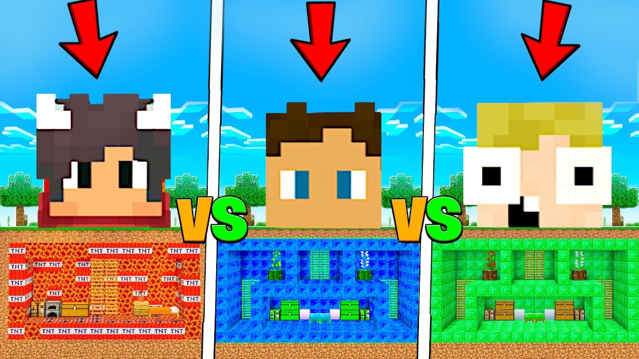 Vælg Den Bedste Youtuber Base I Minecraft!!